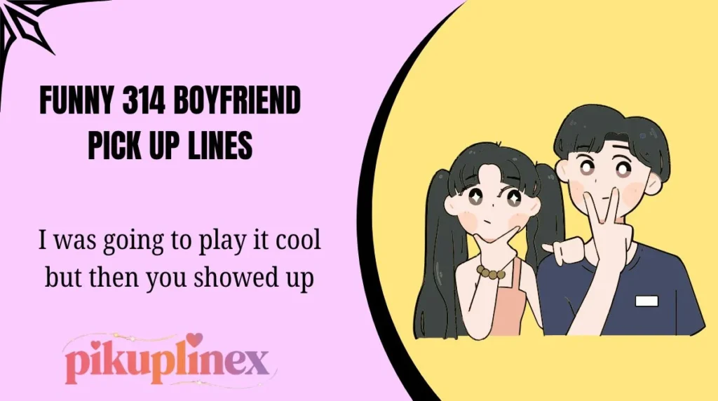 Funny 314 Boyfriend Pick Up Lines