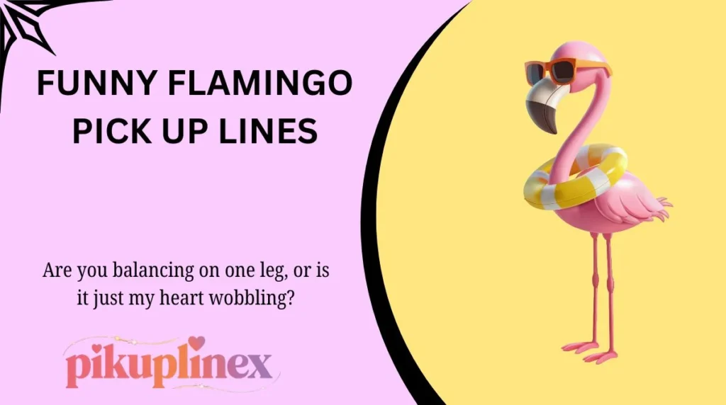 Funny Flamingo Pick Up Lines