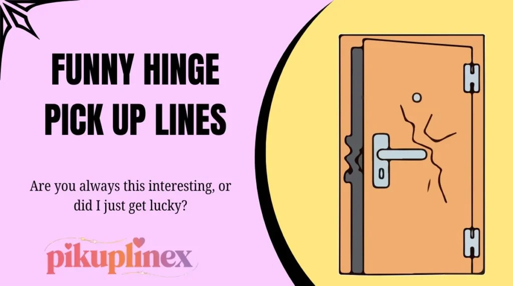 Funny Hinge Pick Up Lines
