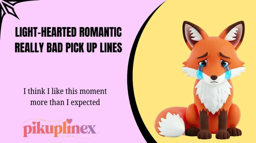 Light-Hearted Romantic Really Bad Pick Up Lines