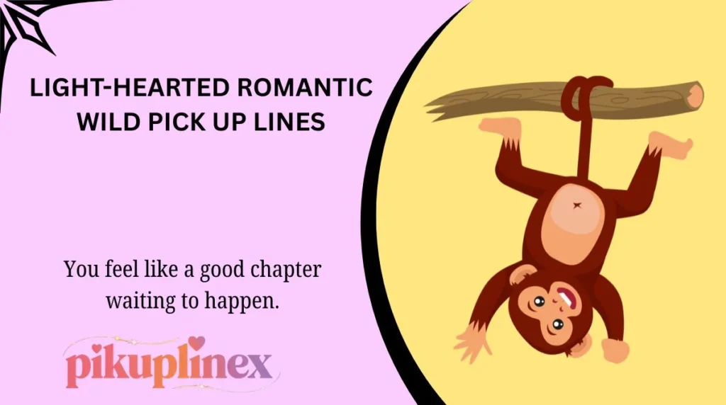 Light-Hearted Romantic Wild Pick Up Lines