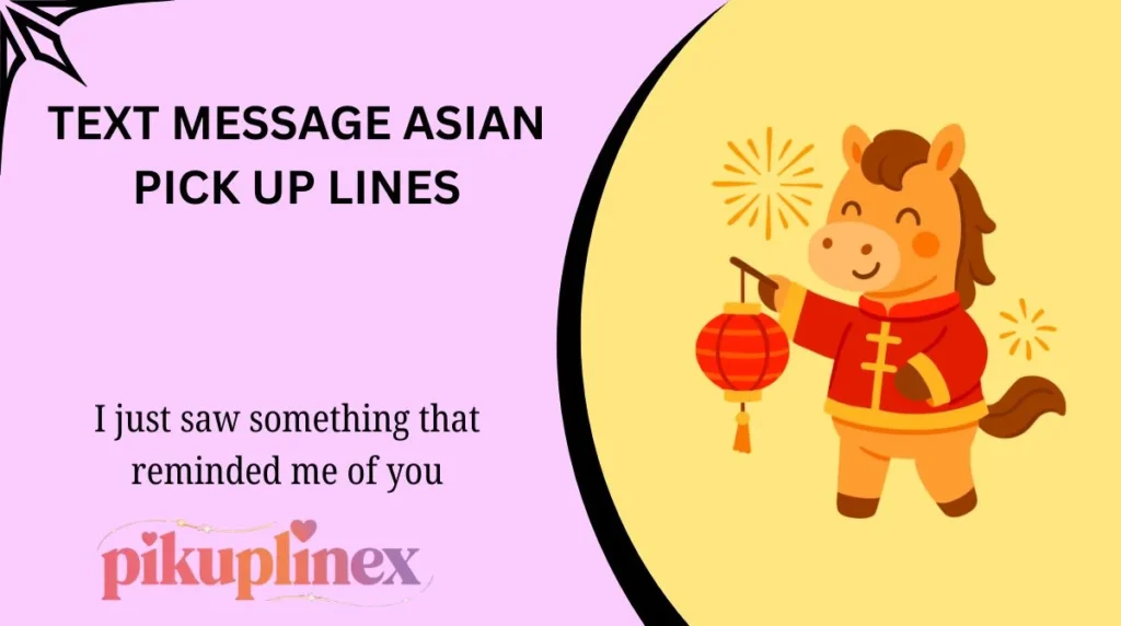 Text Message Asian Pick Up Lines