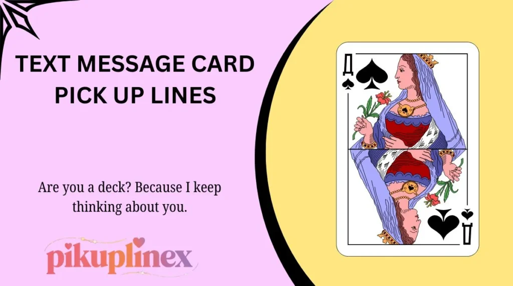 Text Message Card Pick Up Lines