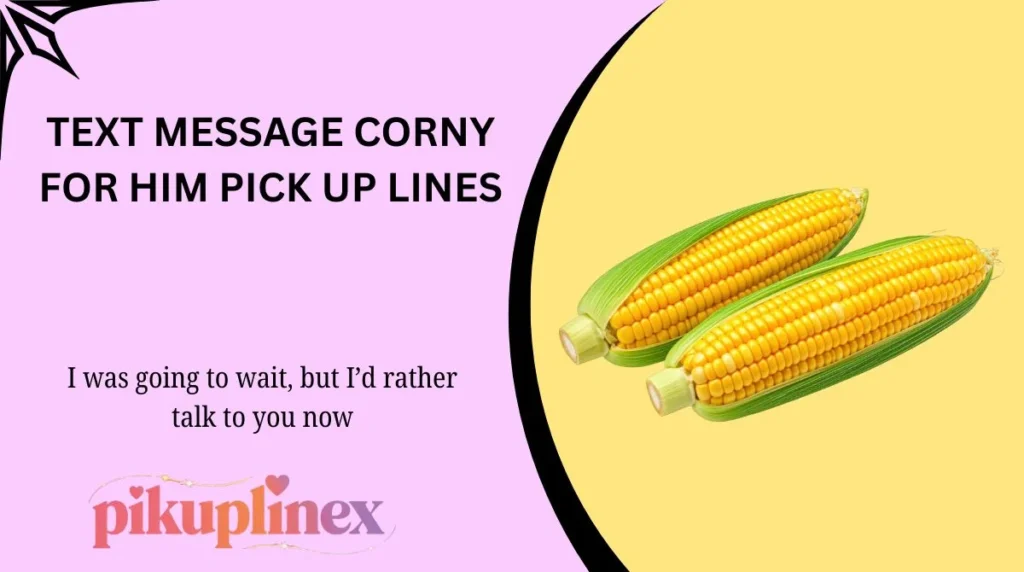 Text Message Corny For Him Pick Up Lines