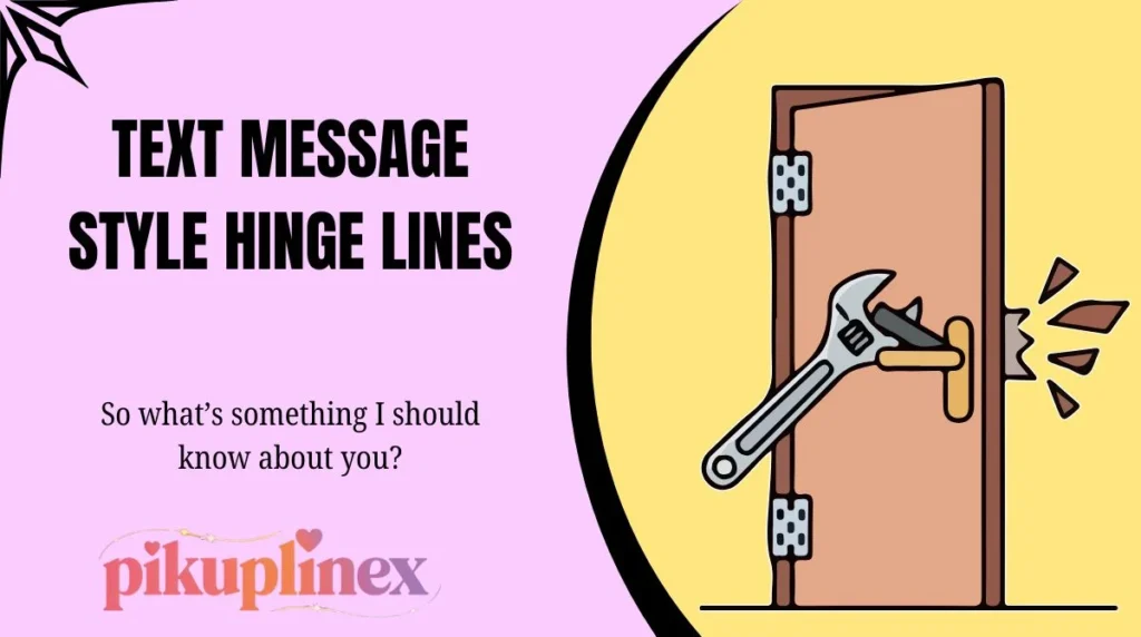 Text Message Style Hinge Lines