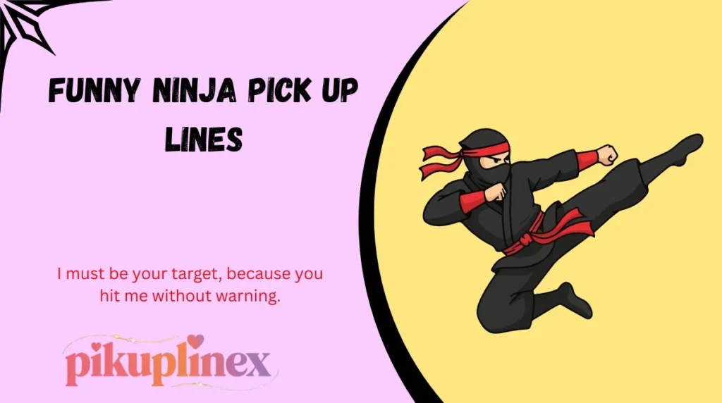 Funny Ninja Pick Up Lines