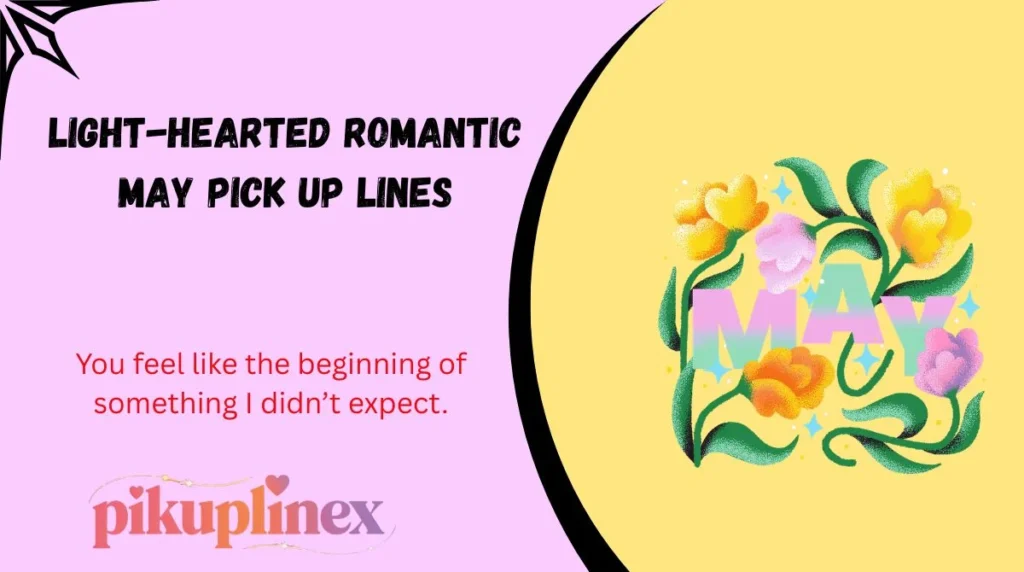 Light-Hearted Romantic May Pick Up Lines