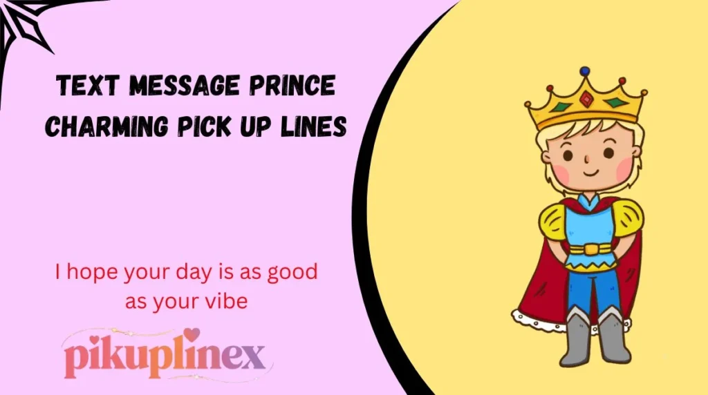 Text Message Prince Charming Pick Up Lines