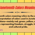 Juneteenth Colors Meaning